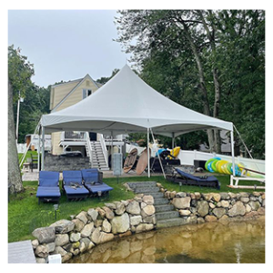 Tent Setup Near the Pond