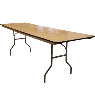 8 Foot Wood Table