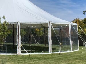 Transparent White Tent